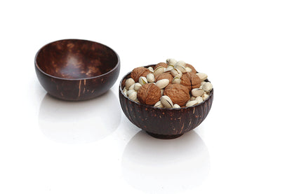 Natural Vietnamese coconut shell bowl