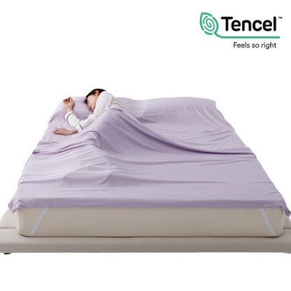 Tencel Hotel four-piece bed sheet and bed cover set